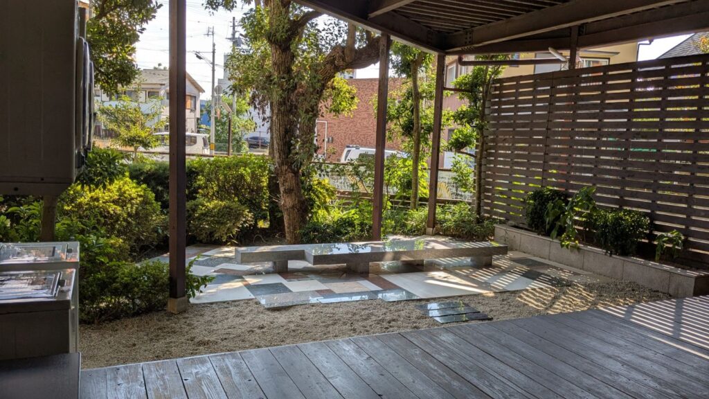 ペットが出られるお庭