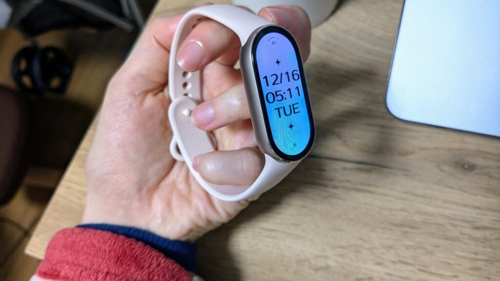 冬の朝活6銃士：スマートバンド